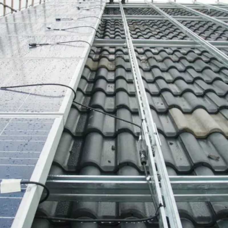 Roestvrij dak PV-ondersteuningsbeugel roestvrij staal grond gemonteerd voor zonnepaneel