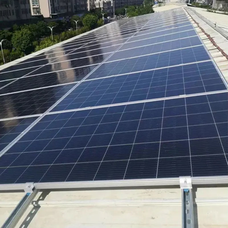 Roestvrij staal fotovoltaïsche ondersteuningsbeugel fotovoltaïsche verstelbare zonnepanelen corrosiebestendig
